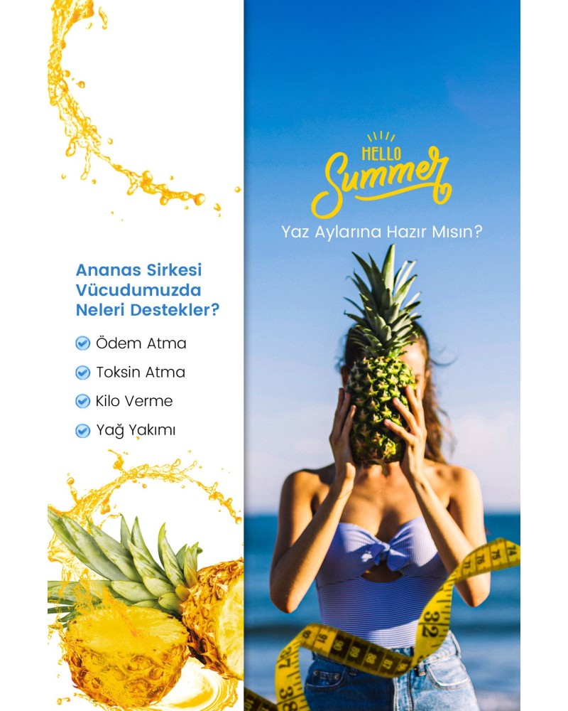 ANANAS SİRKESİ 500ML