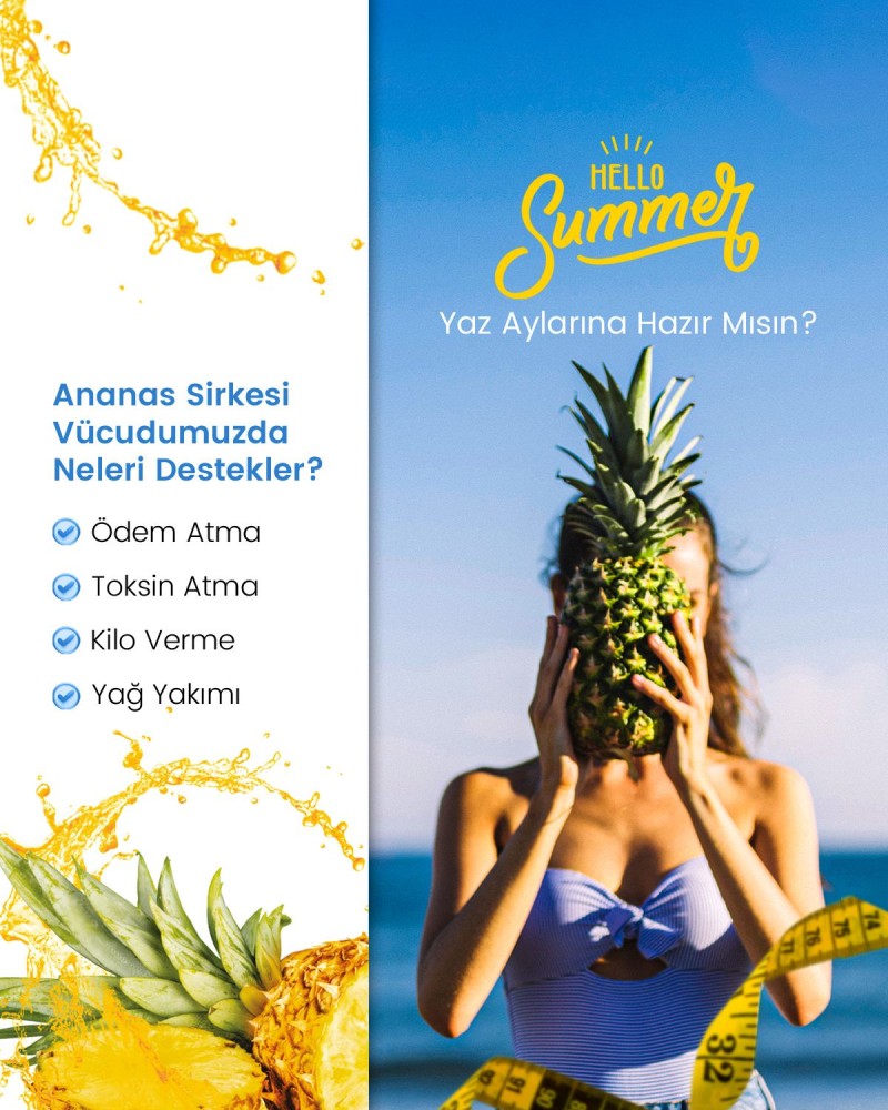 ANANAS SİRKESİ 500ML