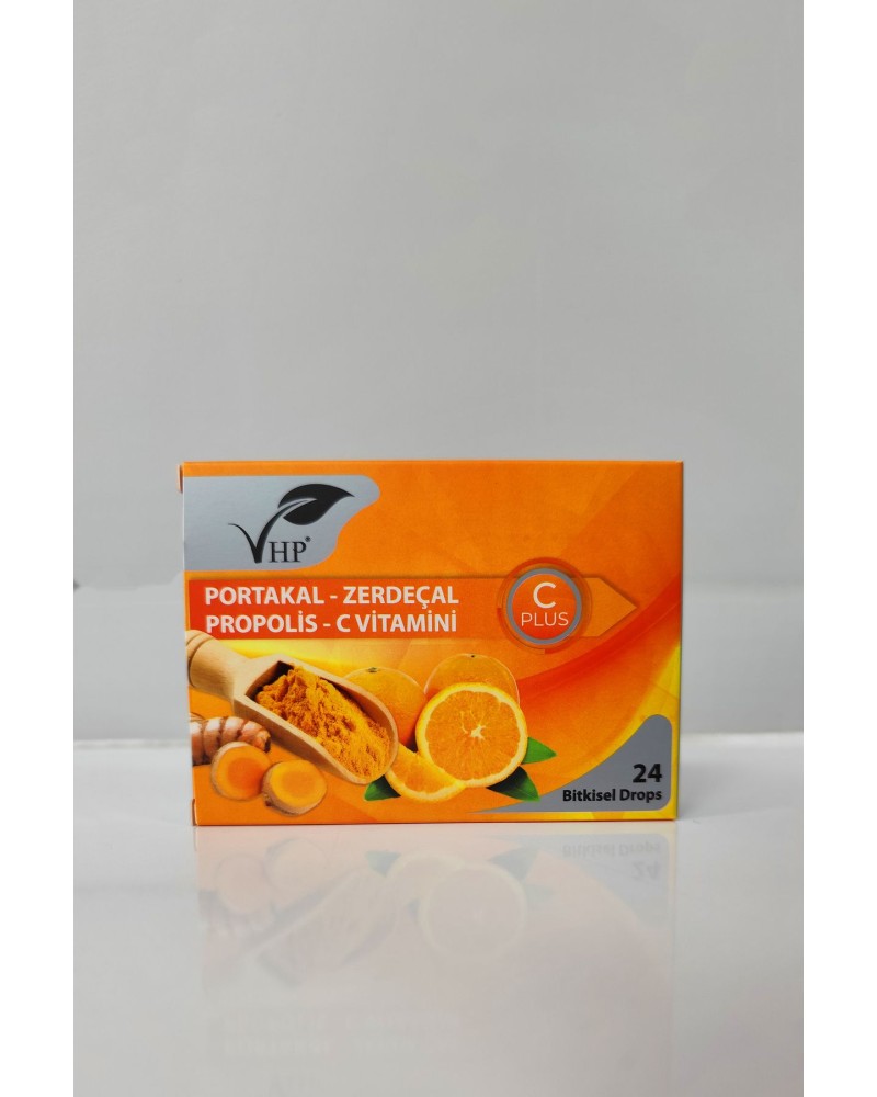 Portakal Zencefil Bitkisel Drops 60 gr