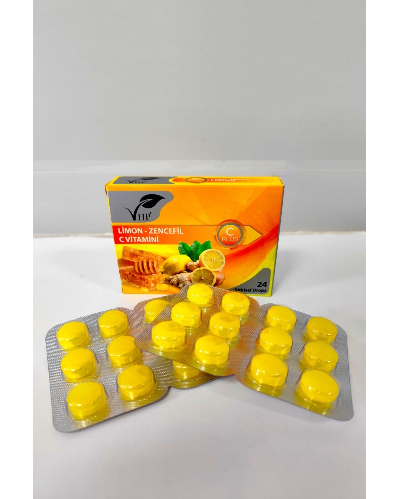 Limon Zencefil Bitkisel Drops 60 gr