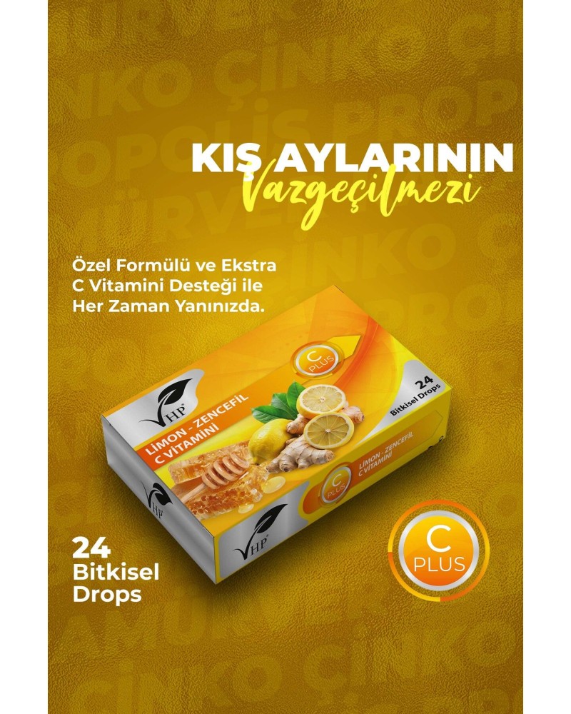 Limon Zencefil Bitkisel Drops 60 gr