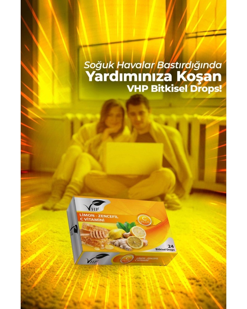 Limon Zencefil Bitkisel Drops 60 gr