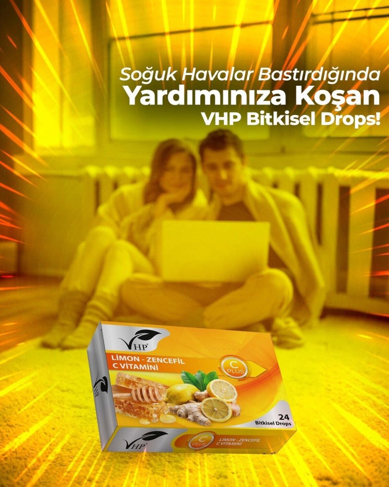 Limon Zencefil Bitkisel Drops 60 gr
