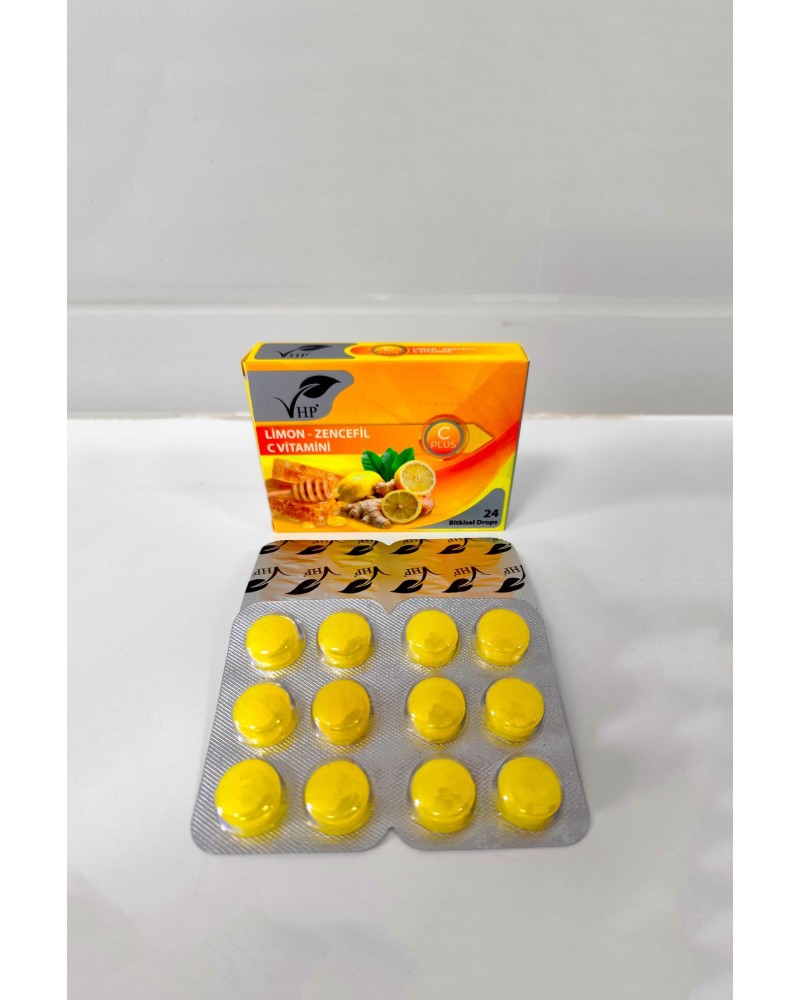 Limon Zencefil Bitkisel Drops 60 gr