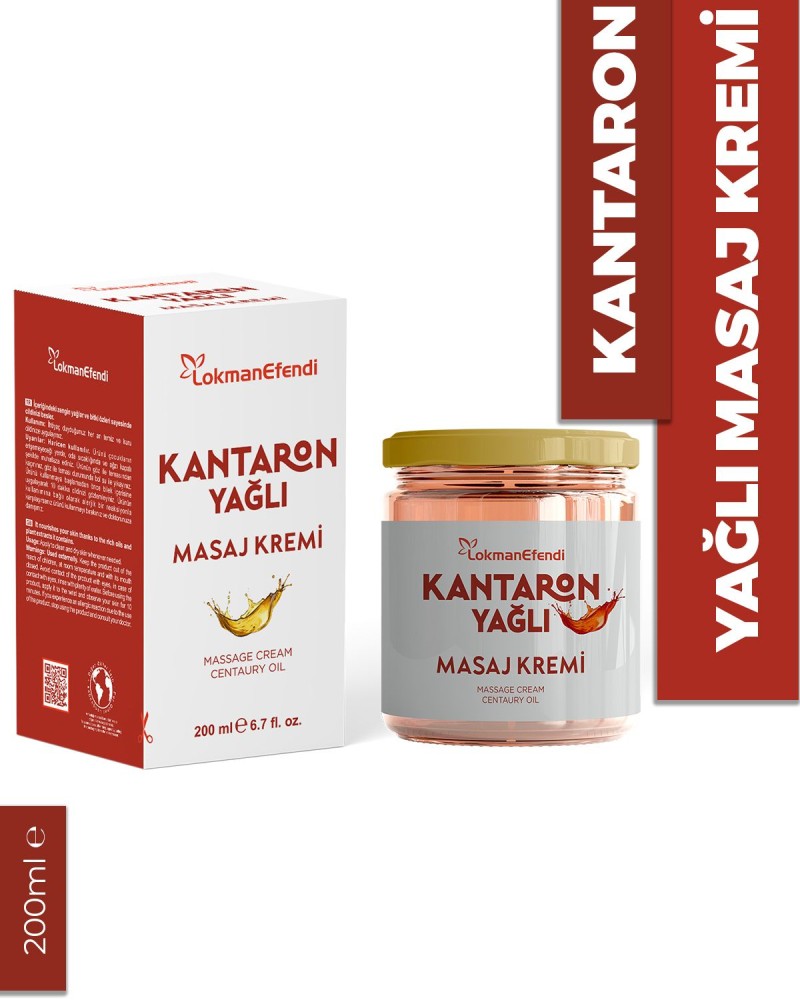 Kantaron Yağlı Masaj Kremi 200 ml