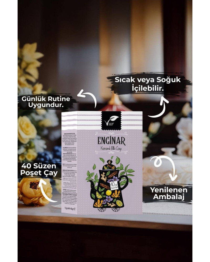 Enginarlı Poşet Çay 40 Lı 60 gr