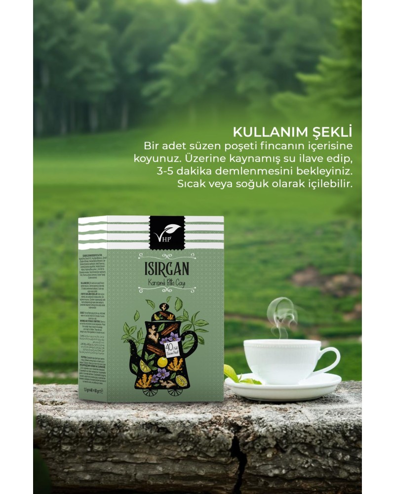 Isırganlı Poşet Çay 40 Lı 60 gr