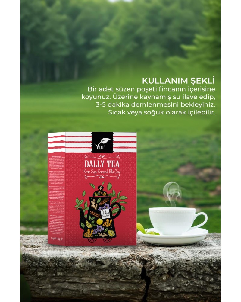 Dally Tea Poşet Çay 40 Lı 60 gr