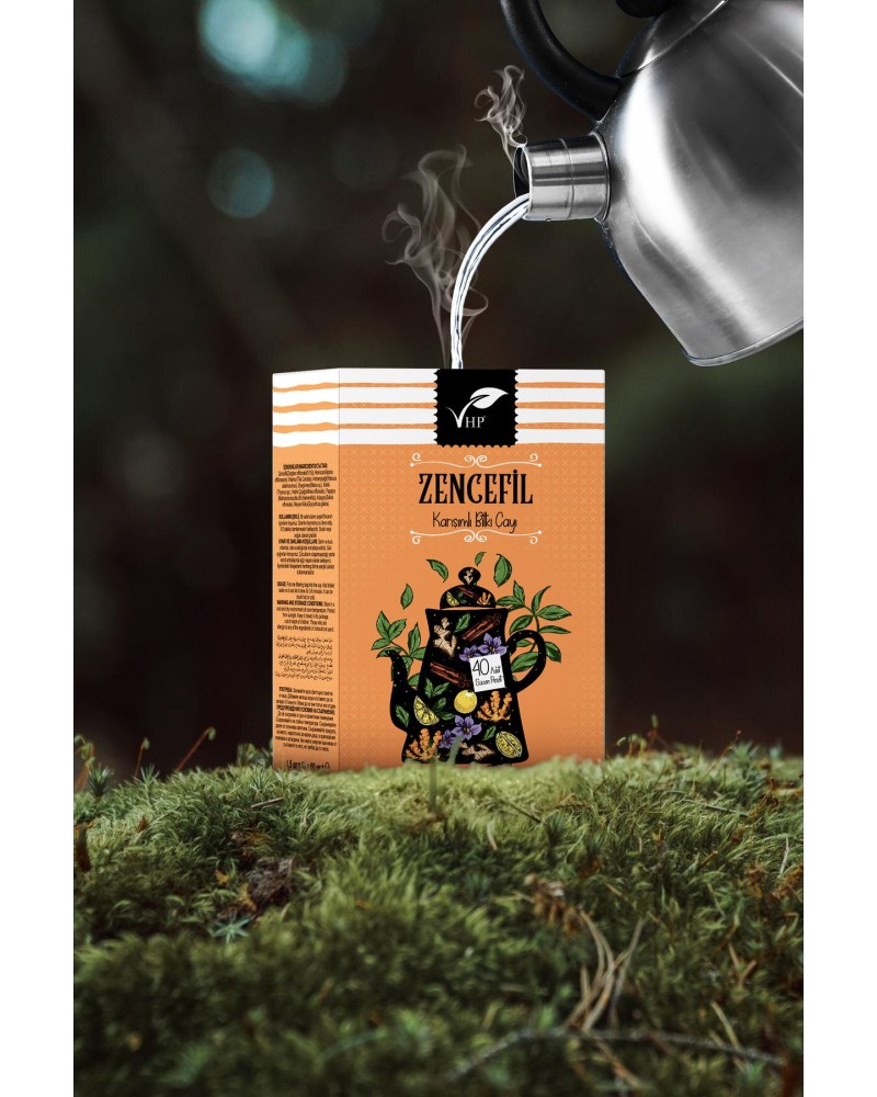 Zencefilli Poşet Çay 40 Lı 60 gr