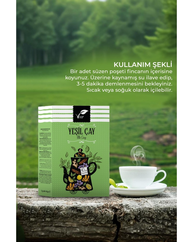 Yeşilçay Poşet Çay 40 Lı