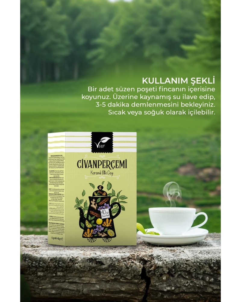 Civan Perçemli Poşet Çay 40 Lı 60 gr