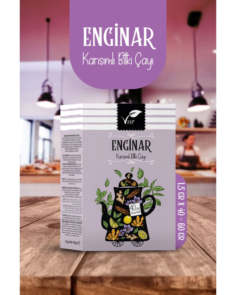 Enginarlı Poşet Çay 40 Lı 60 gr