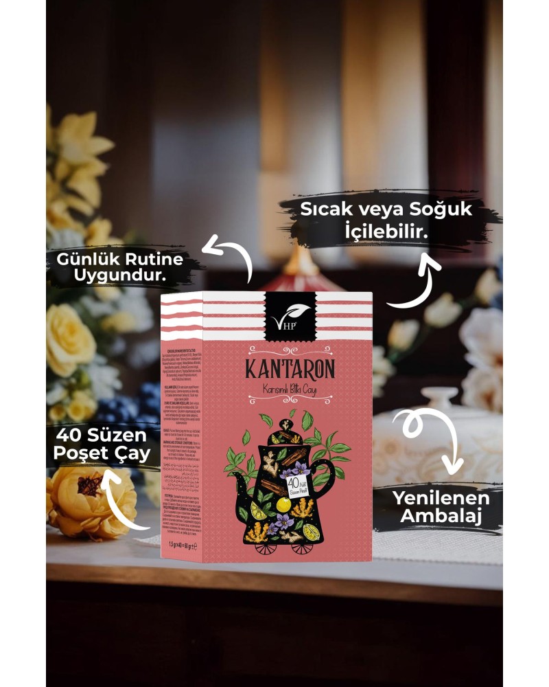 Kantaronlu Poşet Çay 40 Lı 60 gr