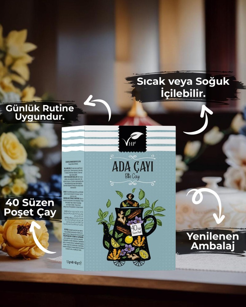 Adaçayı Poşet Çay 40lı 60 gr