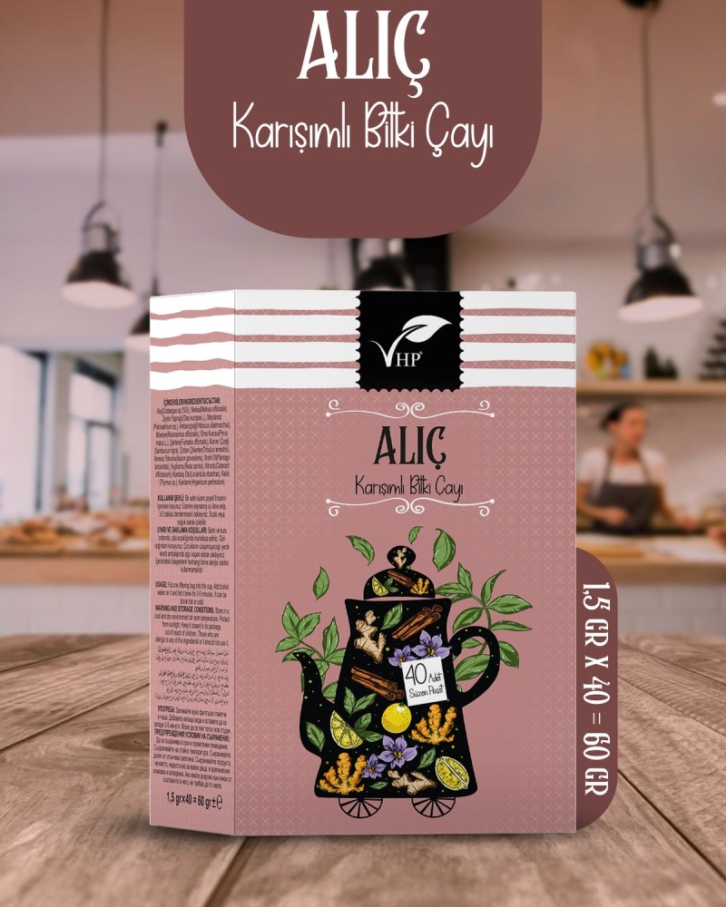 Alıçlı Poşet Çay 40lı 60 gr