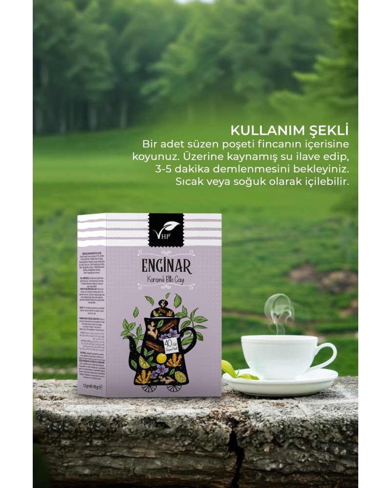 Enginarlı Poşet Çay 40 Lı 60 gr