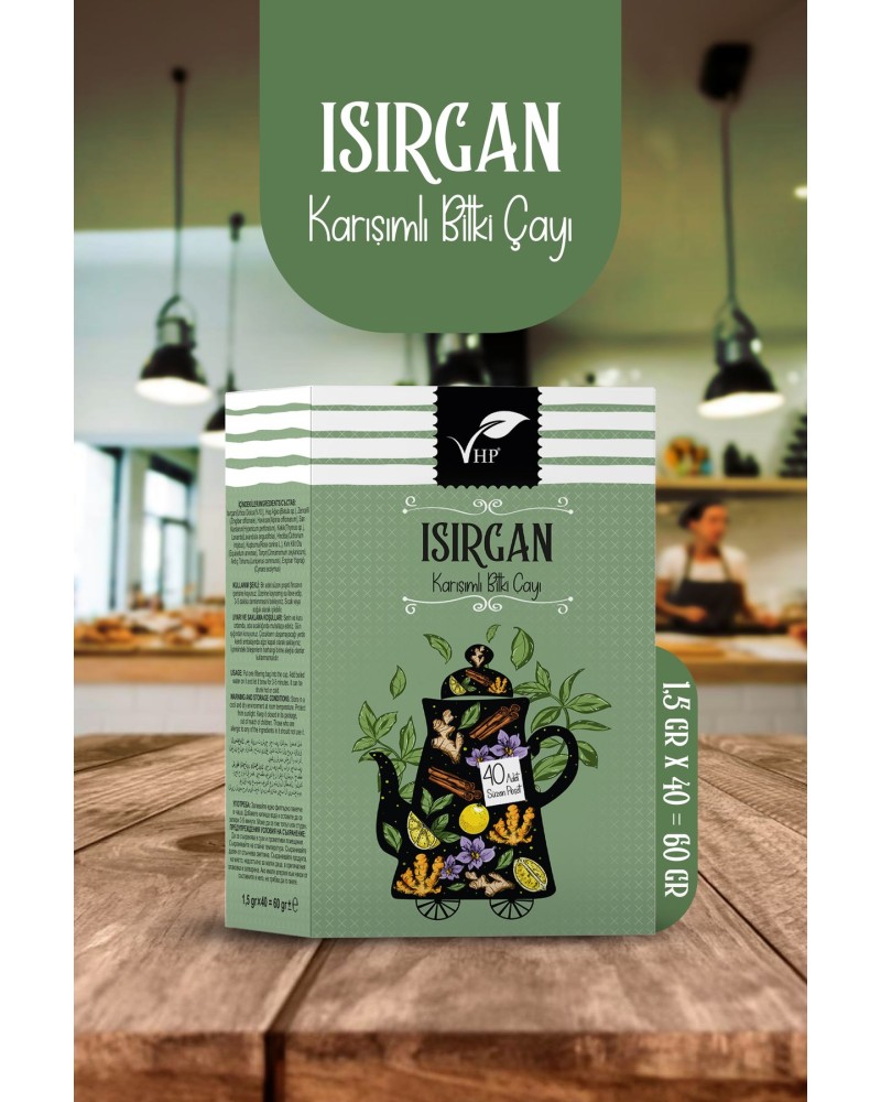 Isırganlı Poşet Çay 40 Lı 60 gr