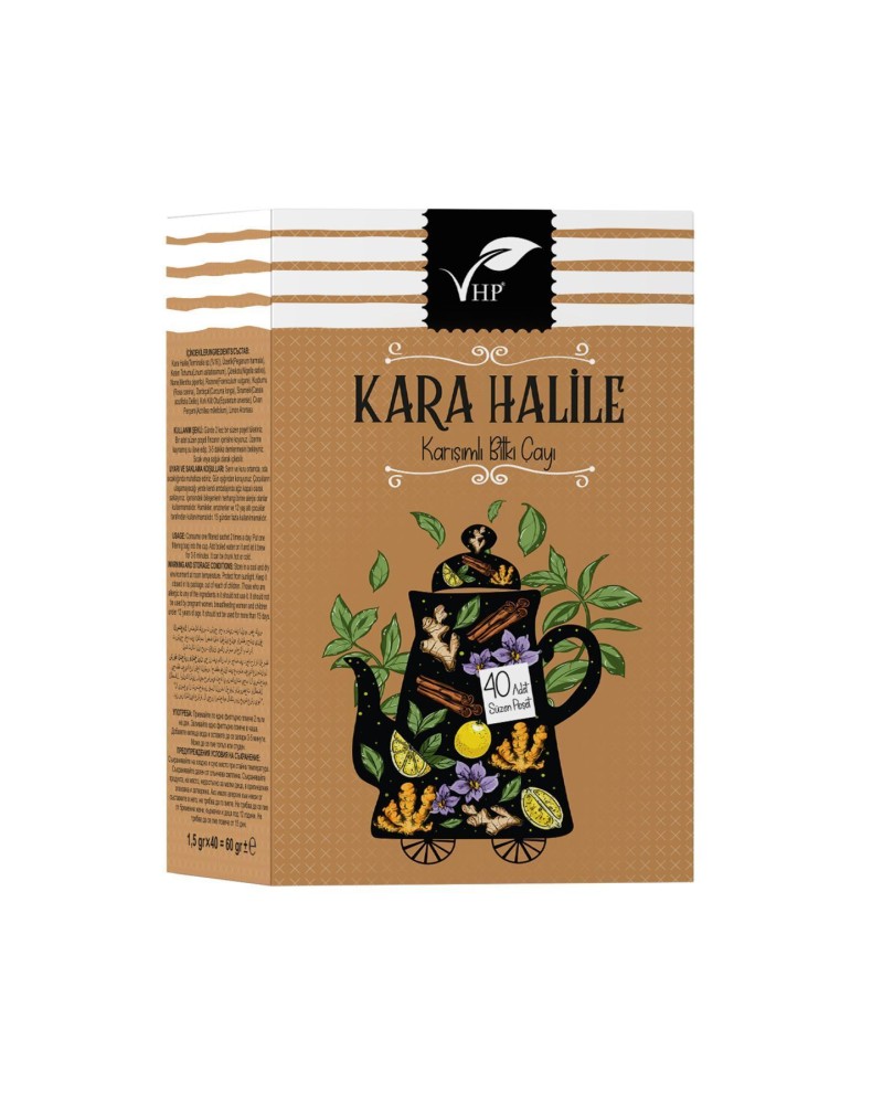 Kara Halileli Poşet Çay 40 Lı 60 gr