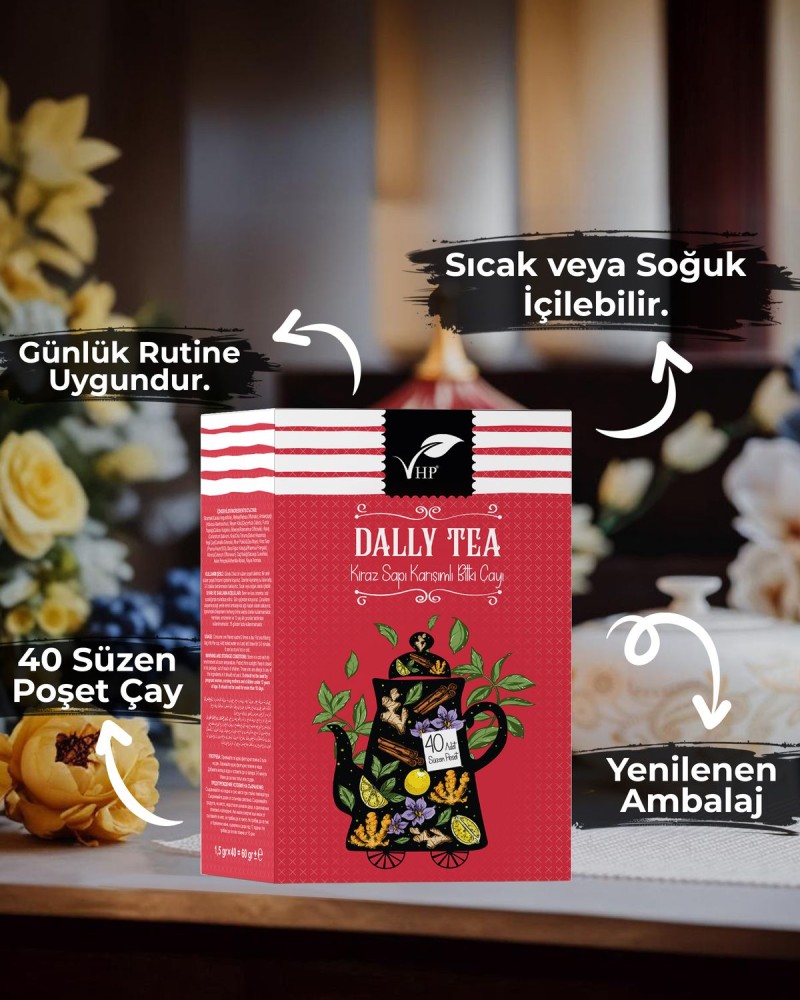 Dally Tea Poşet Çay 40 Lı 60 gr