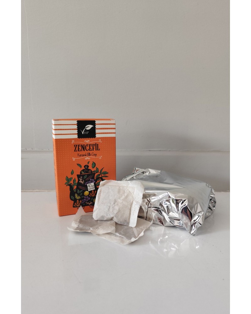 Zencefilli Poşet Çay 40 Lı 60 gr