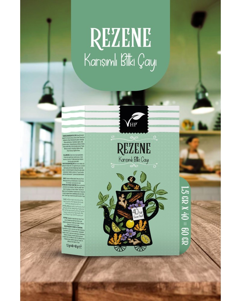 Rezeneli Poşet Çay 40 Lı 60 gr