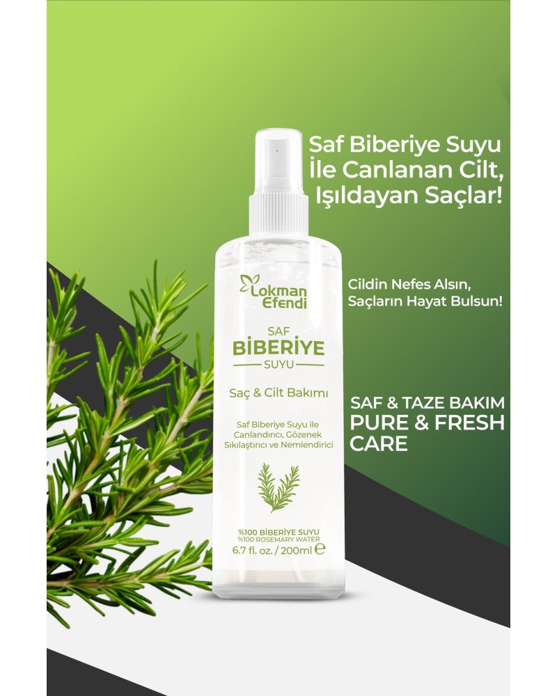 Biberiye Saç Bakım Suyu 200 ml