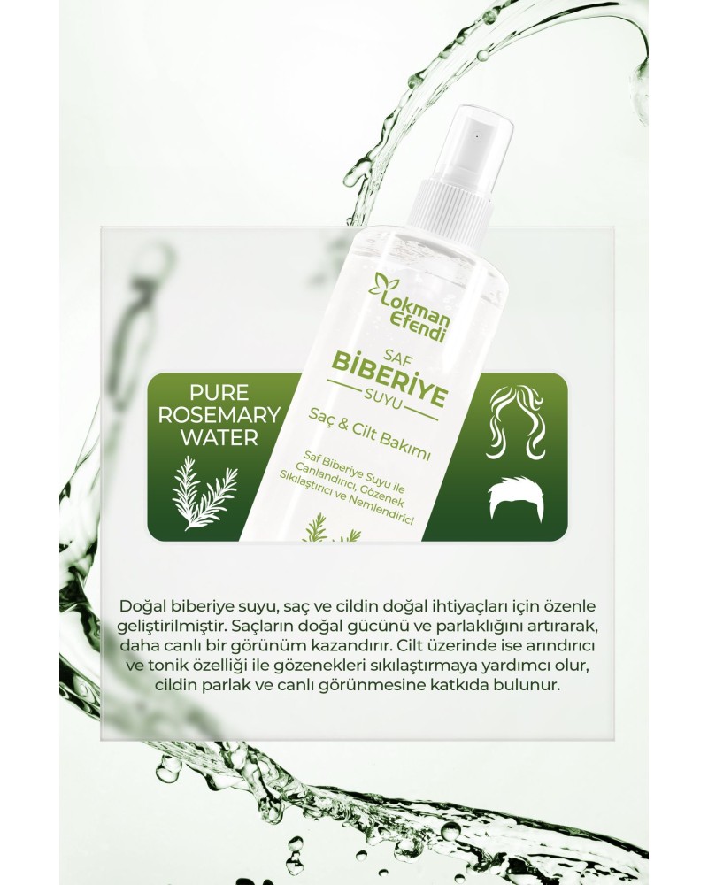 Biberiye Saç Bakım Suyu 200 ml