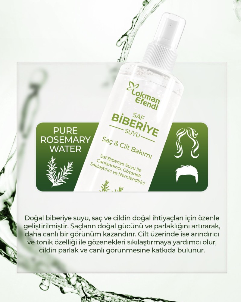 Biberiye Saç Bakım Suyu 200 ml