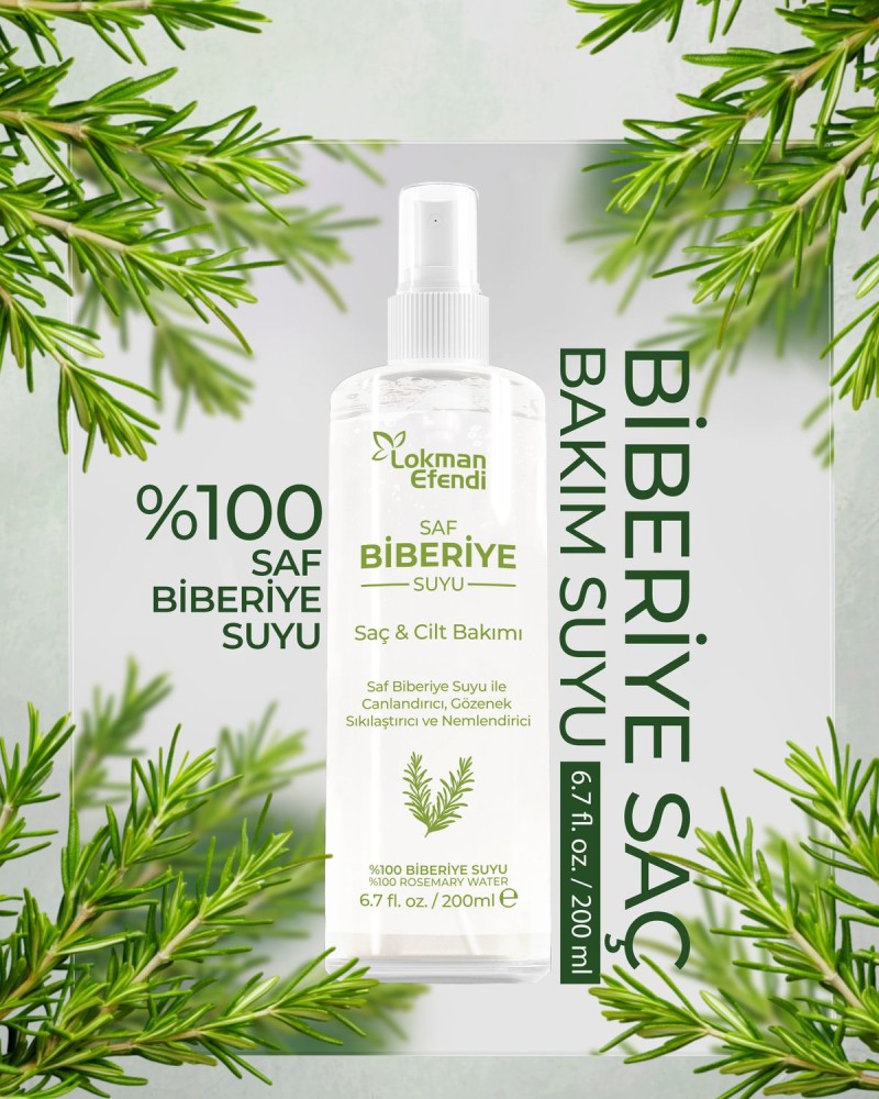 Biberiye Saç Bakım Suyu 200 ml