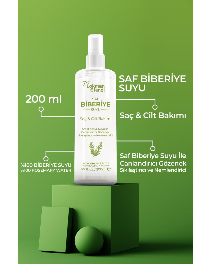 Biberiye Saç Bakım Suyu 200 ml