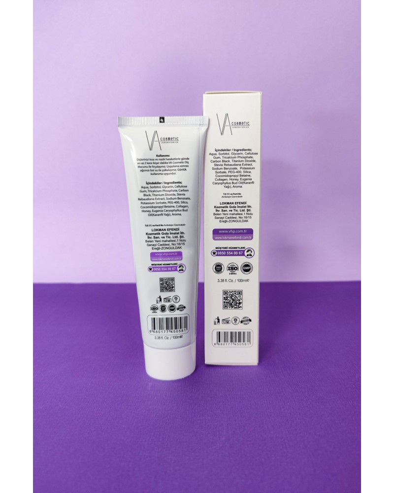 Aktif Karbon Beyazlatıcı Diş Macunu 100ml