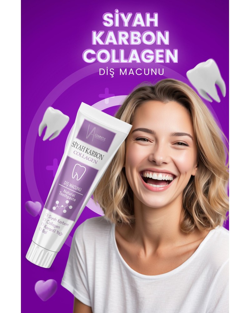Aktif Karbon Beyazlatıcı Diş Macunu 100ml