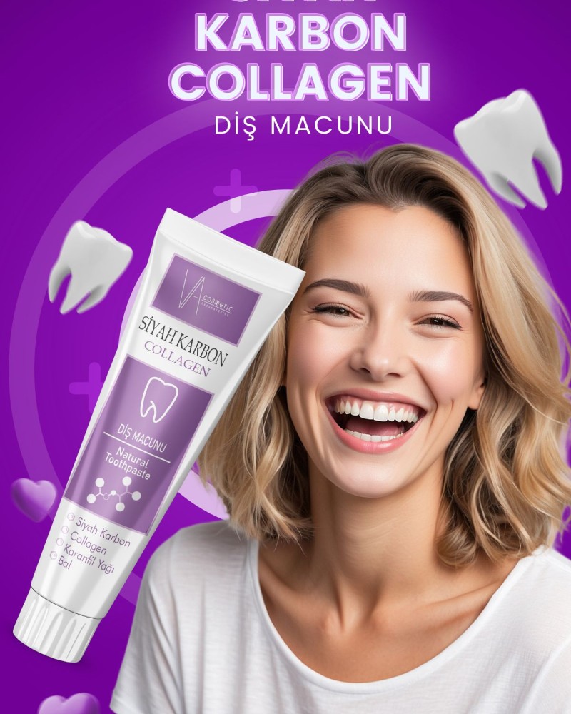 Aktif Karbon Beyazlatıcı Diş Macunu 100ml