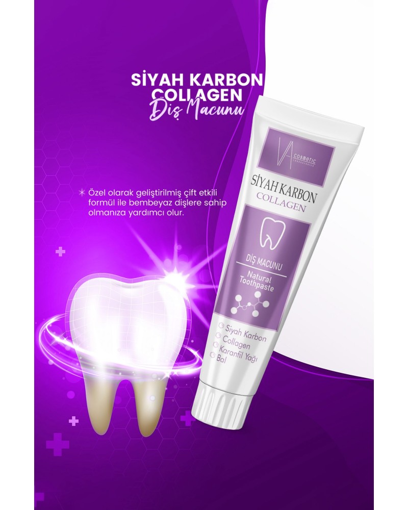 Aktif Karbon Beyazlatıcı Diş Macunu 100ml