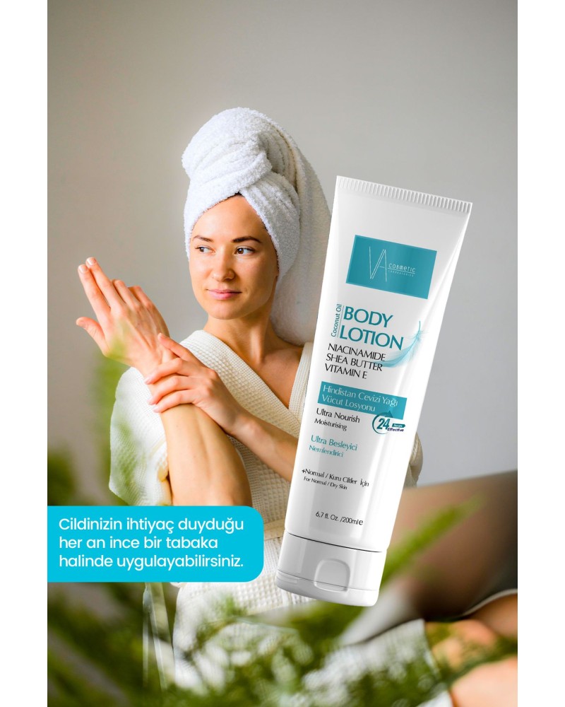 Coconut Oil Body Lotion / Hindistan Cevizi Yağı Vücut Losyonu 200 ml
