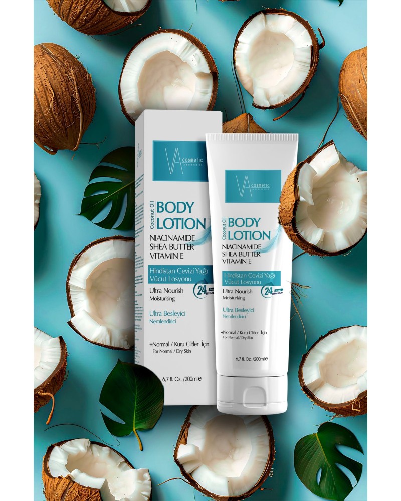 Coconut Oil Body Lotion / Hindistan Cevizi Yağı Vücut Losyonu 200 ml