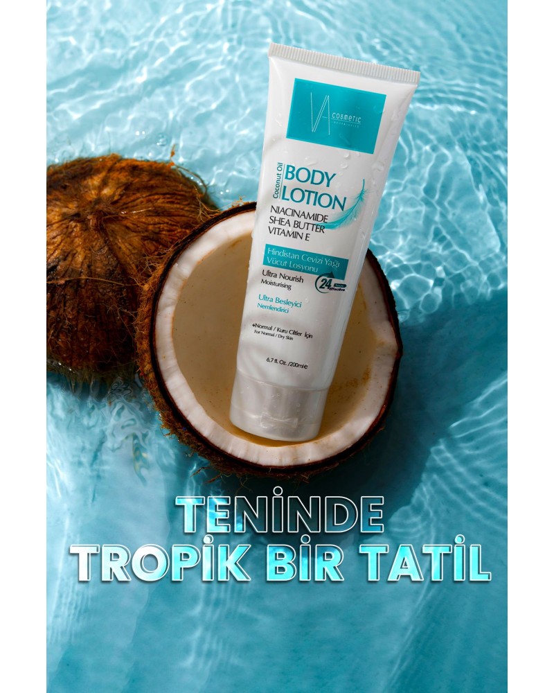 Coconut Oil Body Lotion / Hindistan Cevizi Yağı Vücut Losyonu 200 ml