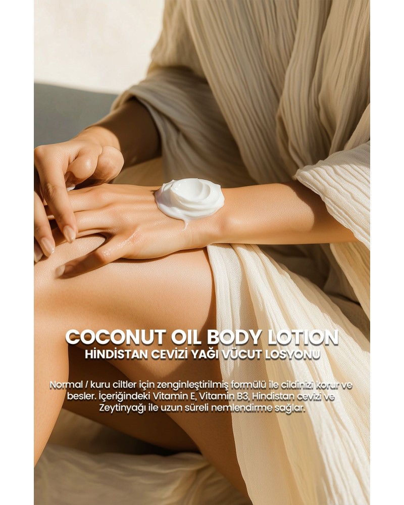 Coconut Oil Body Lotion / Hindistan Cevizi Yağı Vücut Losyonu 200 ml