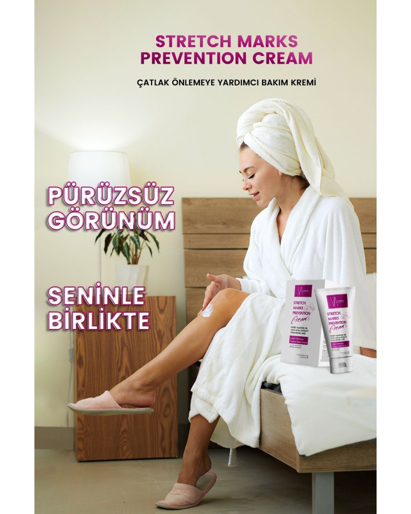 Çatlak Önlemeye Yardımcı Bakım Kremi / Çatlak Oluşumunu Engellemeye Karşı Etkili Bitkisel Krem 150ml