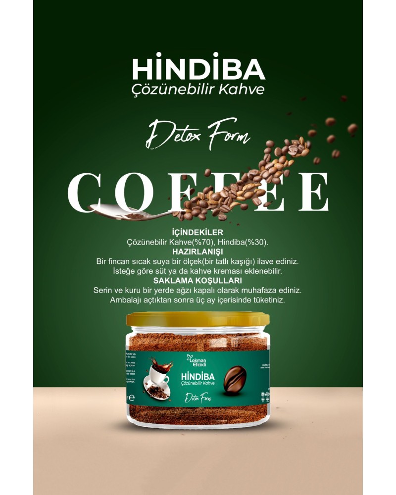 Hindiba Çözünebilir Kahve 100 gr