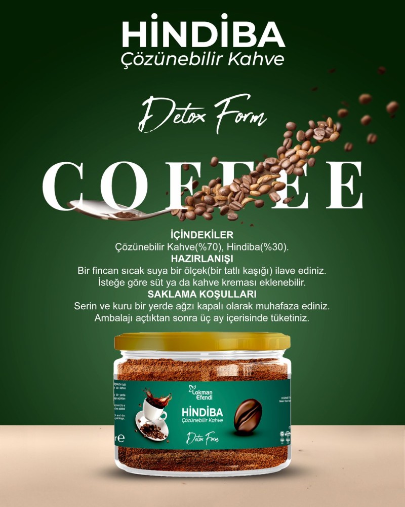 Hindiba Çözünebilir Kahve 100 gr