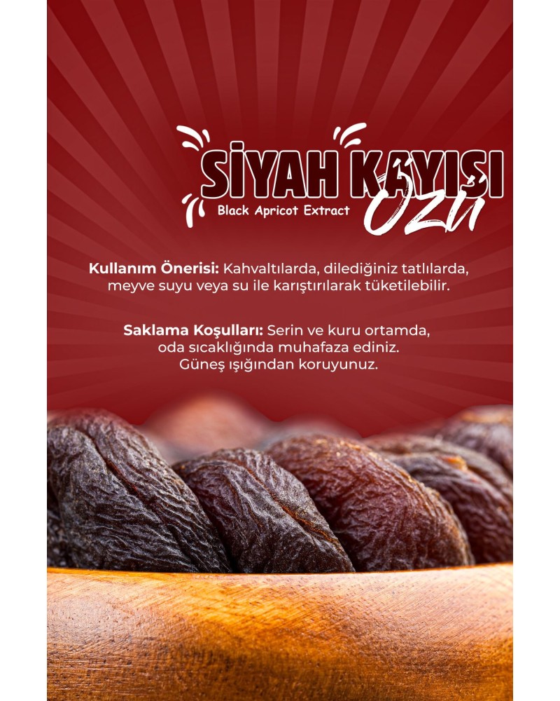 SİYAH KAYISI ÖZÜ 350 GR