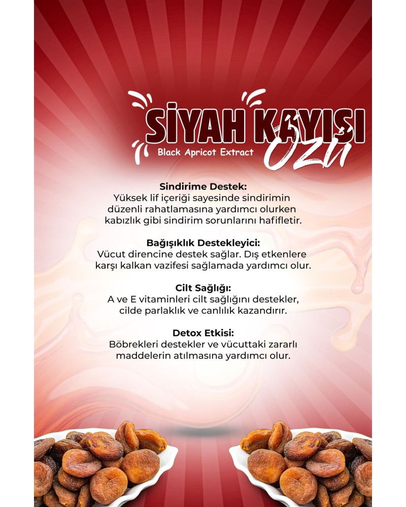 SİYAH KAYISI ÖZÜ 350 GR