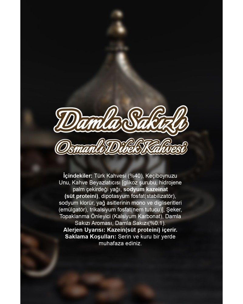 Damla Sakızlı Osmanlı Dibek Kahvesi 200 gr