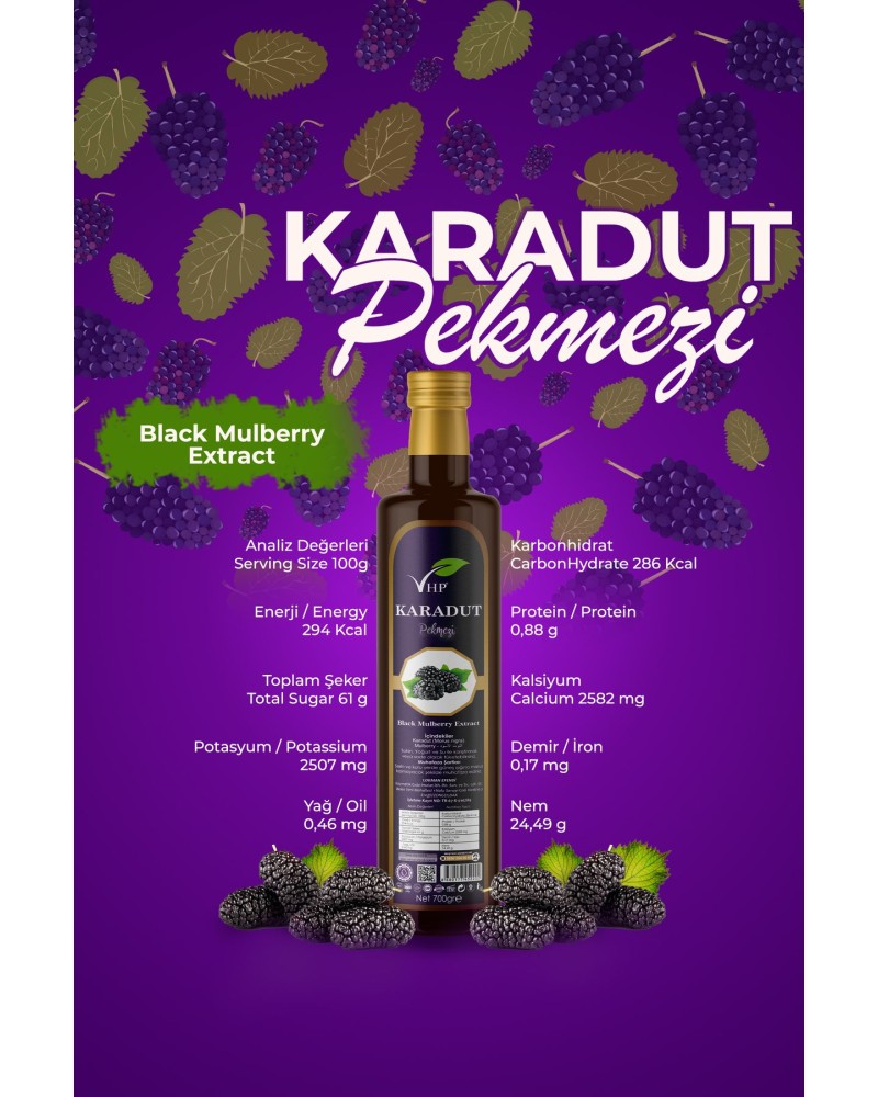 Karadut Pekmezi 700 gr