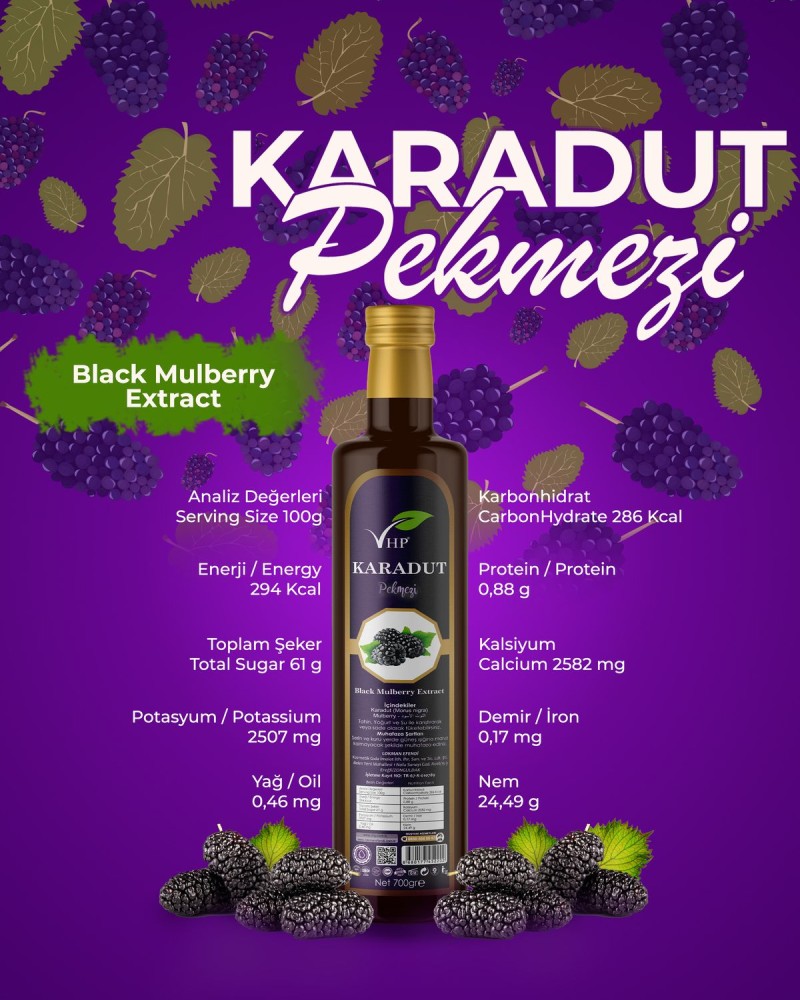 Karadut Pekmezi 700 gr