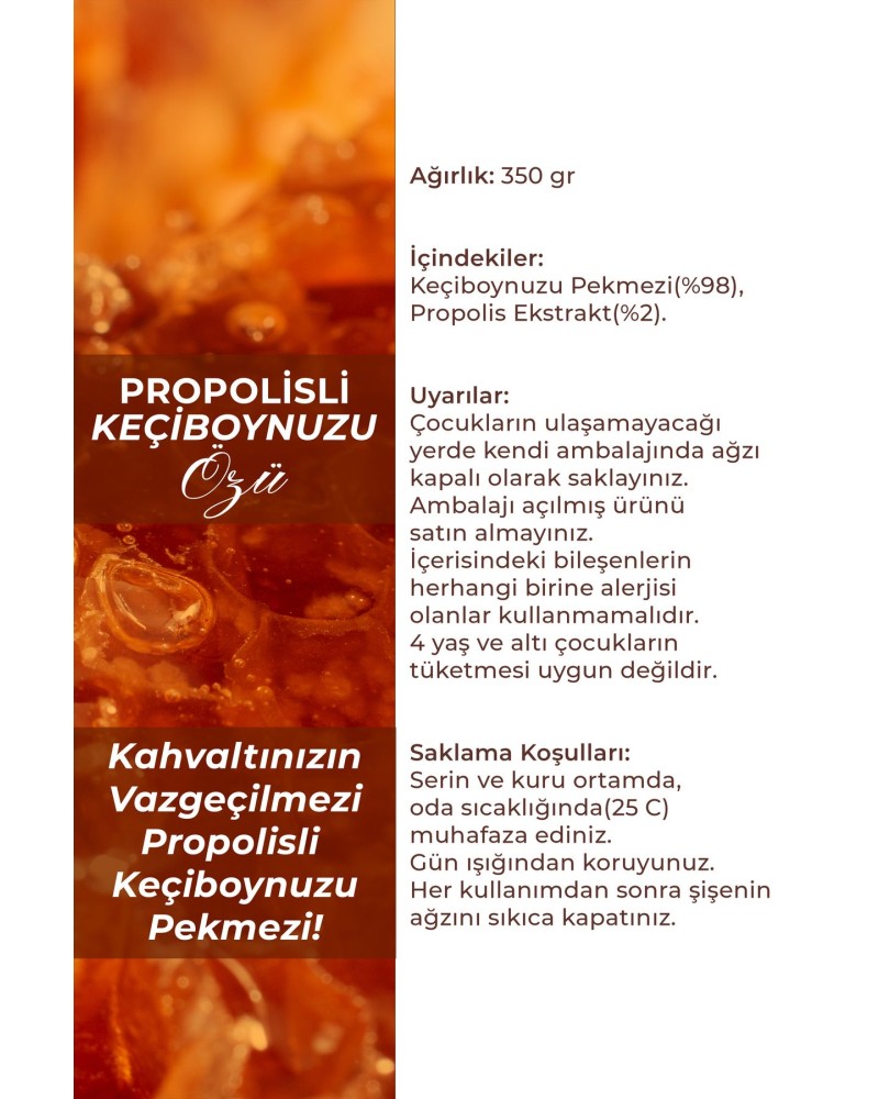 Propolisli Keçiboynuzu Özü 350 gr