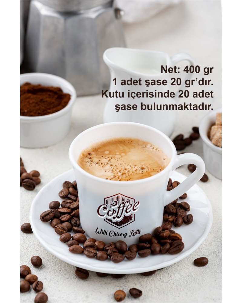 Hindiba Içeren Latte 400 gr - Güneş Kremi Hediye