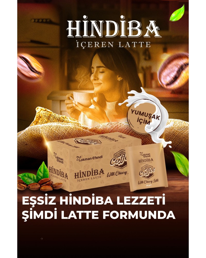 Hindiba Içeren Latte 400 gr - Güneş Kremi Hediye
