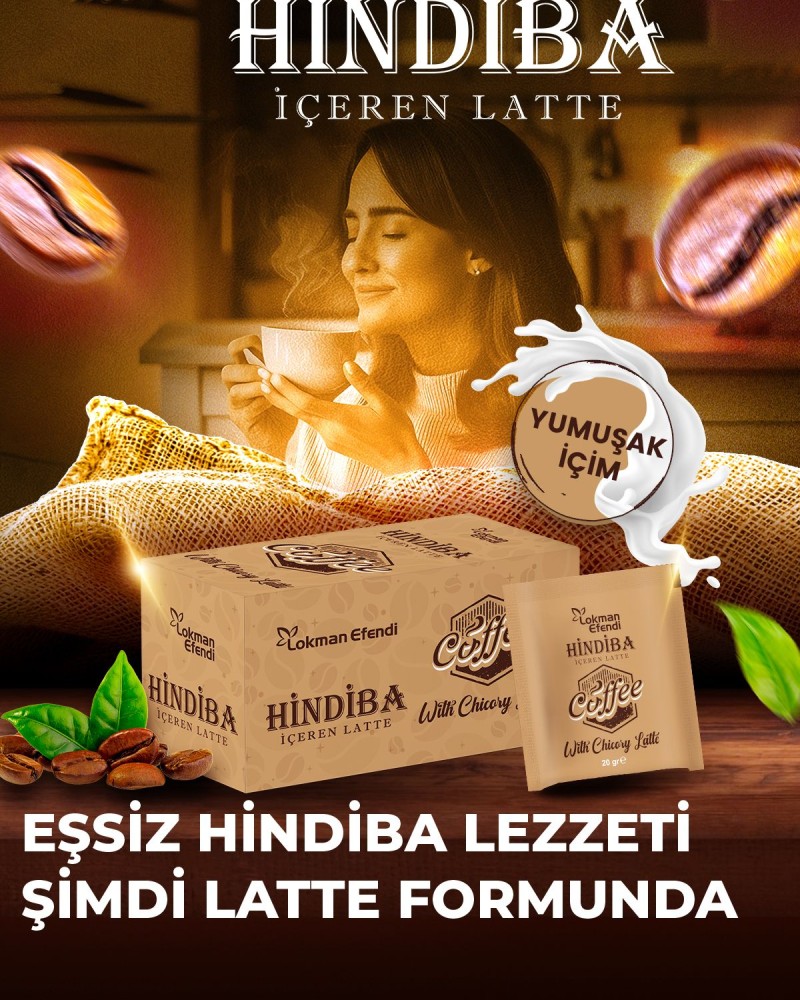 Hindiba Içeren Latte 400 gr - Güneş Kremi Hediye